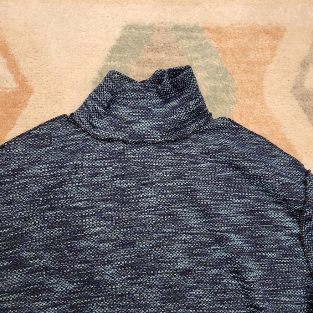Free People We the Free blue Sunny Days oversized turtleneck sweater - Picture 5 of 8